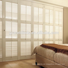 Maßgeschneiderte Linde Plantage Shutter Blinds mit 63 und 89mm Klinge